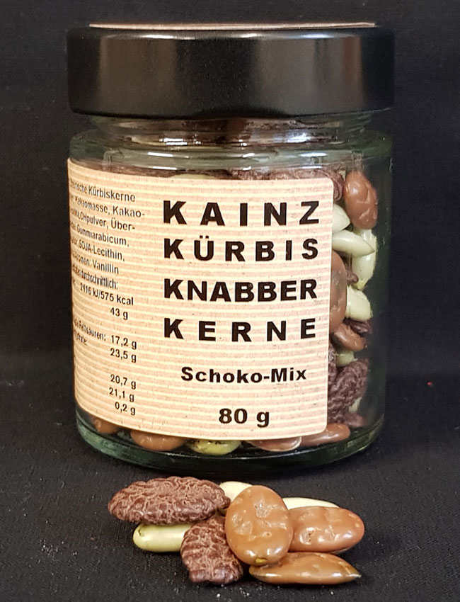 Kainz Kürbisknabberkerne Schoko-Mix